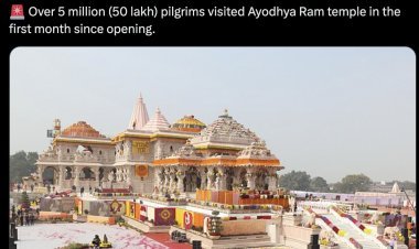 Crowd of devotees in Ram temple, more than 50 lakh people visited in just one month