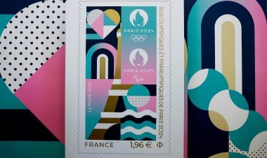 Official 2024 Paris Olympics postage stamp was released