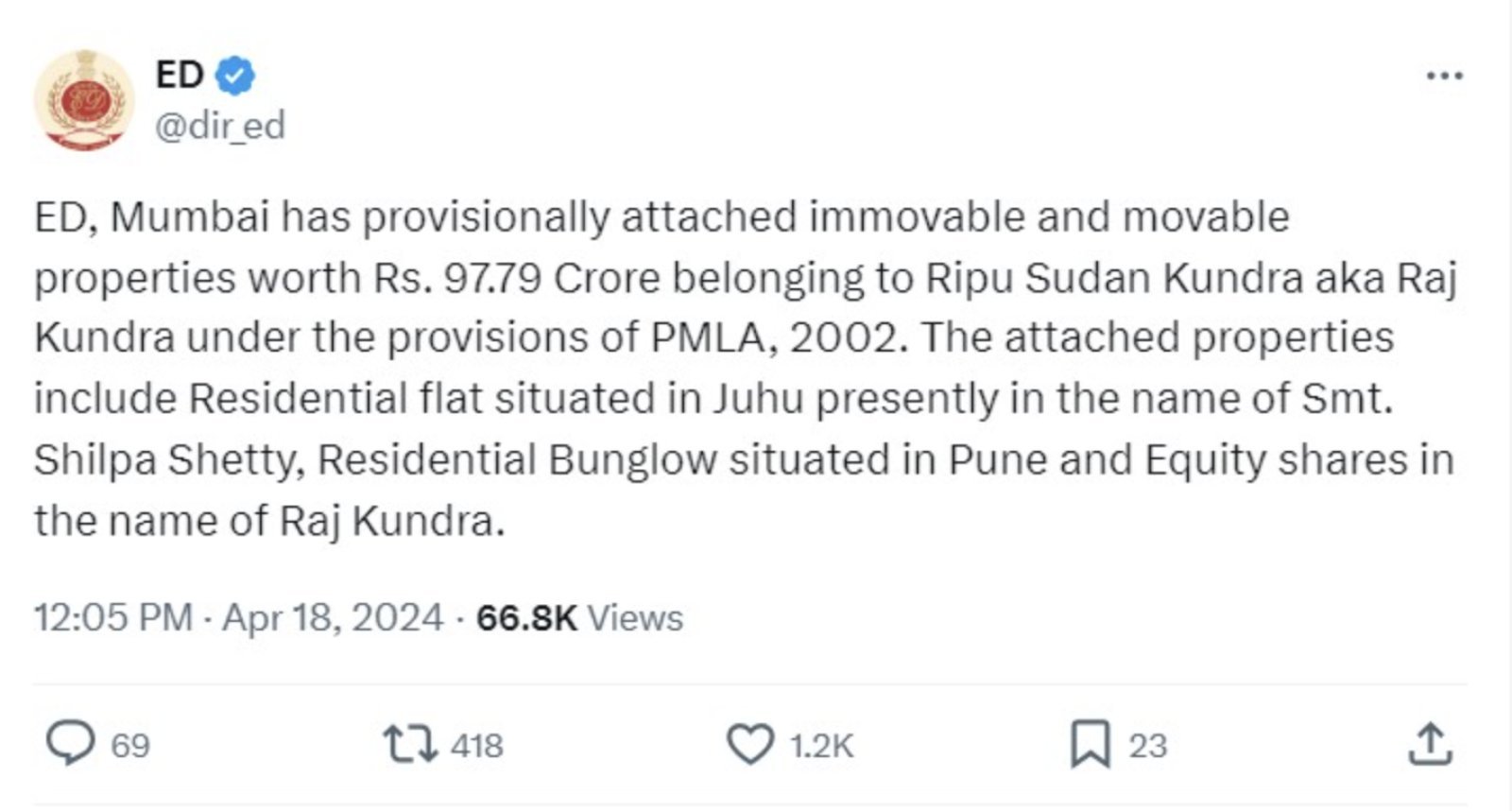 Owner of several hundred crores, Raj Kundra is caught by the ED; his ventures extend beyond the IPL team to real estate