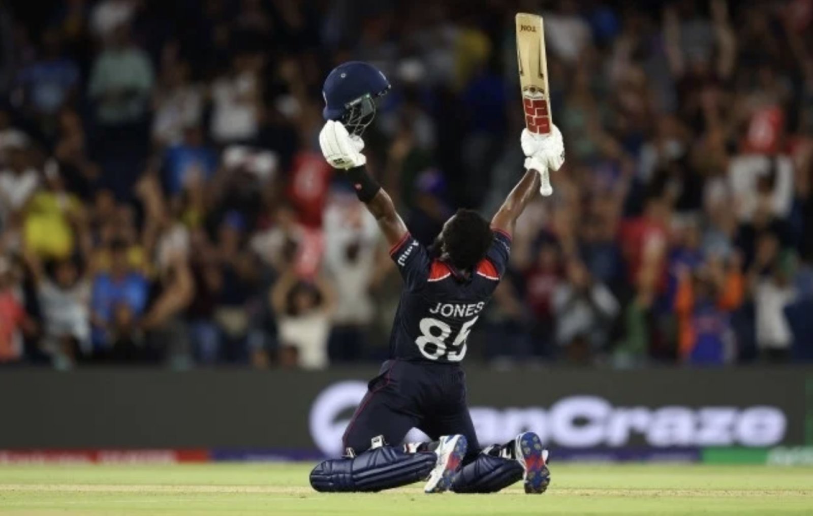 Aaron Jones played a stormy innings with the help of 10 sixes, America defeated Canada by seven wickets