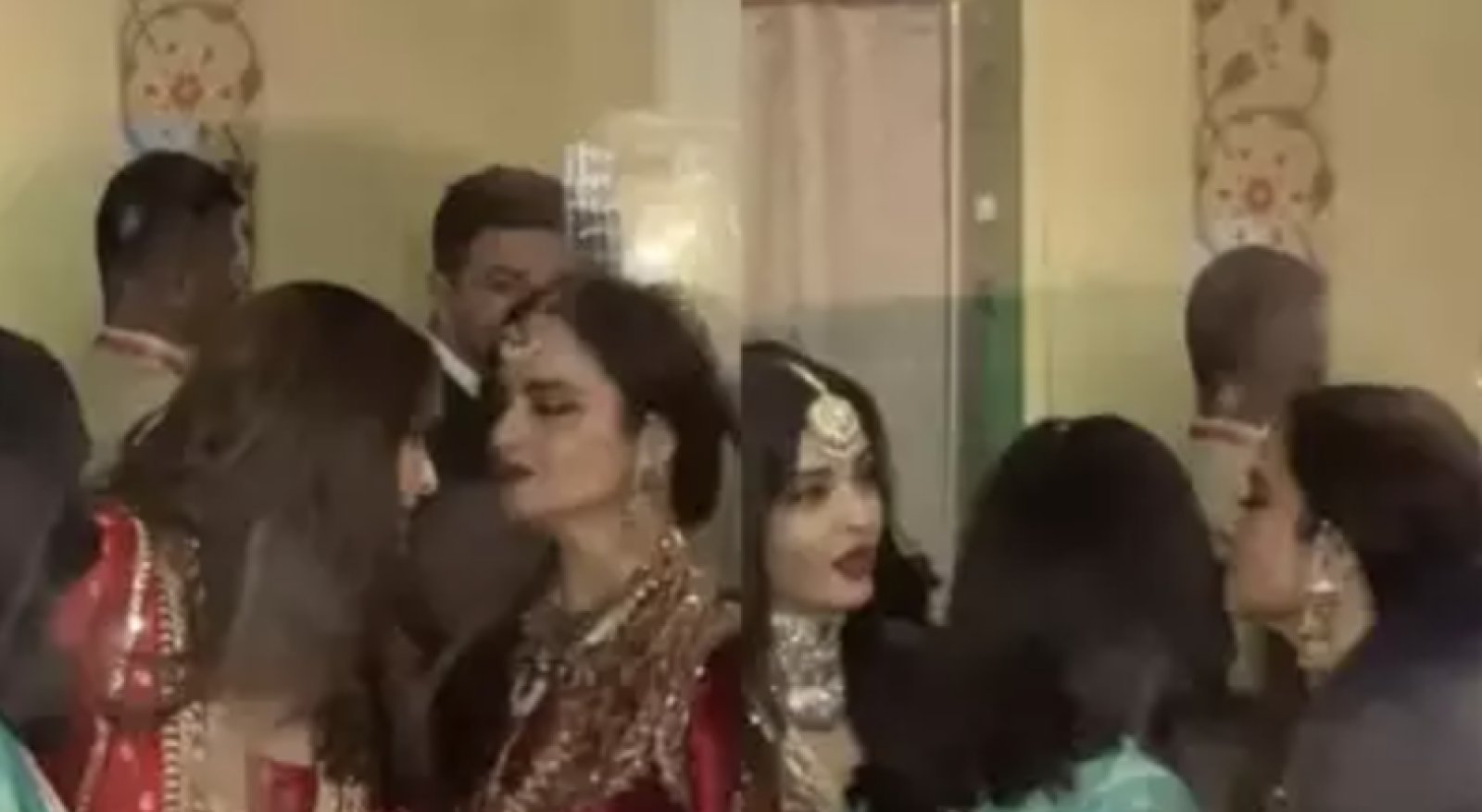 Aishwarya Rai left the Bachchan family and was seen with Rekha, reports of rift with Abhishek intensified