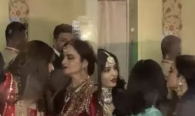 Aishwarya Rai left the Bachchan family and was seen with Rekha, reports of rift with Abhishek intensified