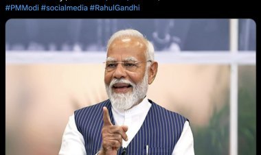 PM Narendra Modi has now set a new record on X became the first leader to have 100 million followers