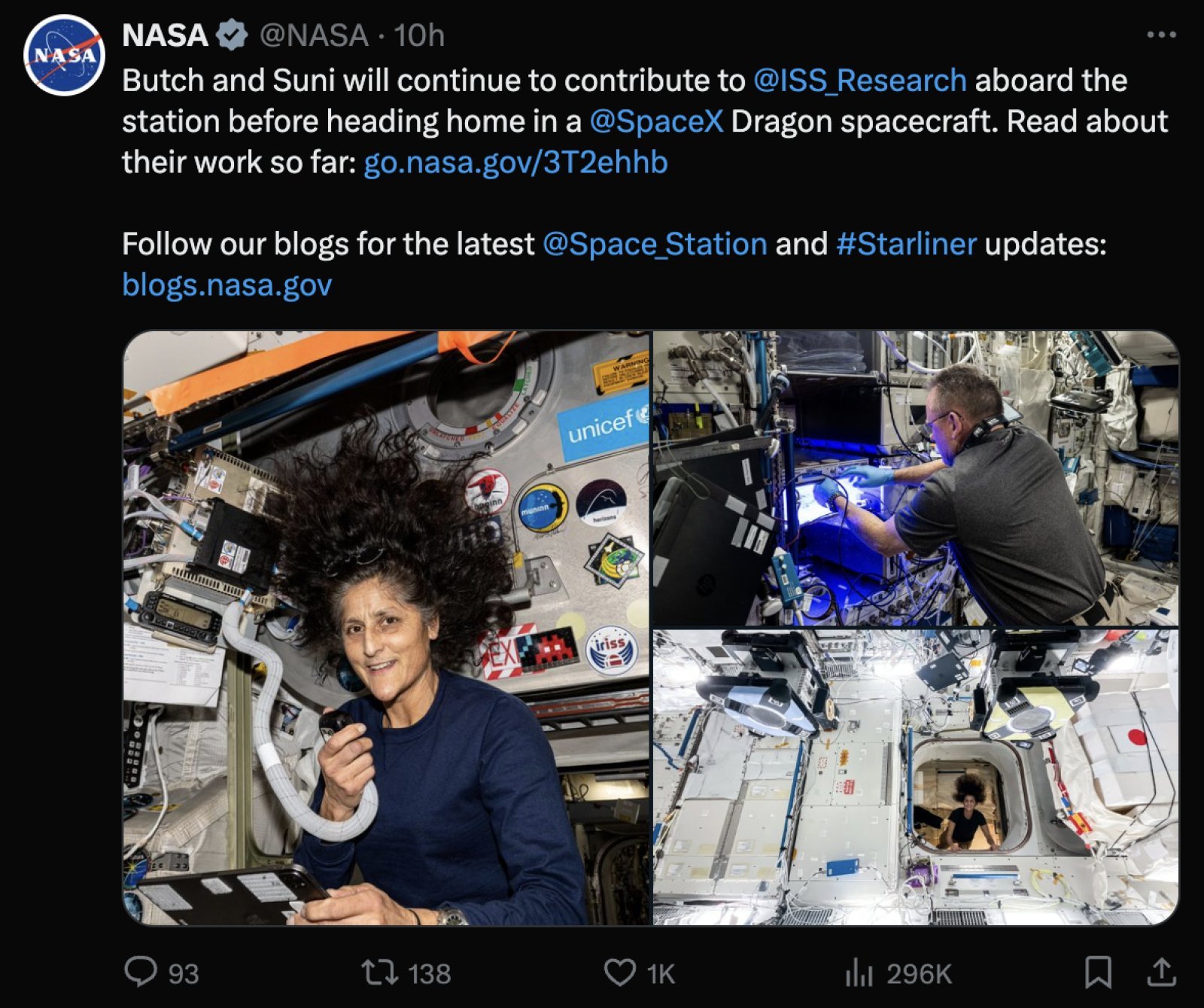 Sunita Williams' return date to Earth has been fixed, NASA has approved it