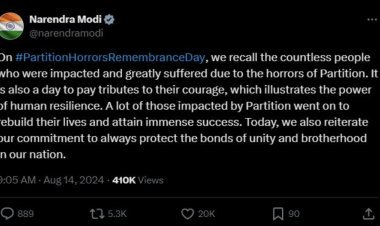 Prime Minister Modi remembered the day of Partition Horror, said- Salute to those who sacrificed their lives in Partition