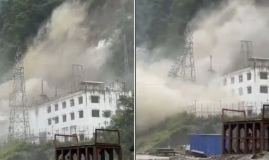 Horrific landslide occurred in Balutar, Sikkim, Teesta Dam Power Station destroyed