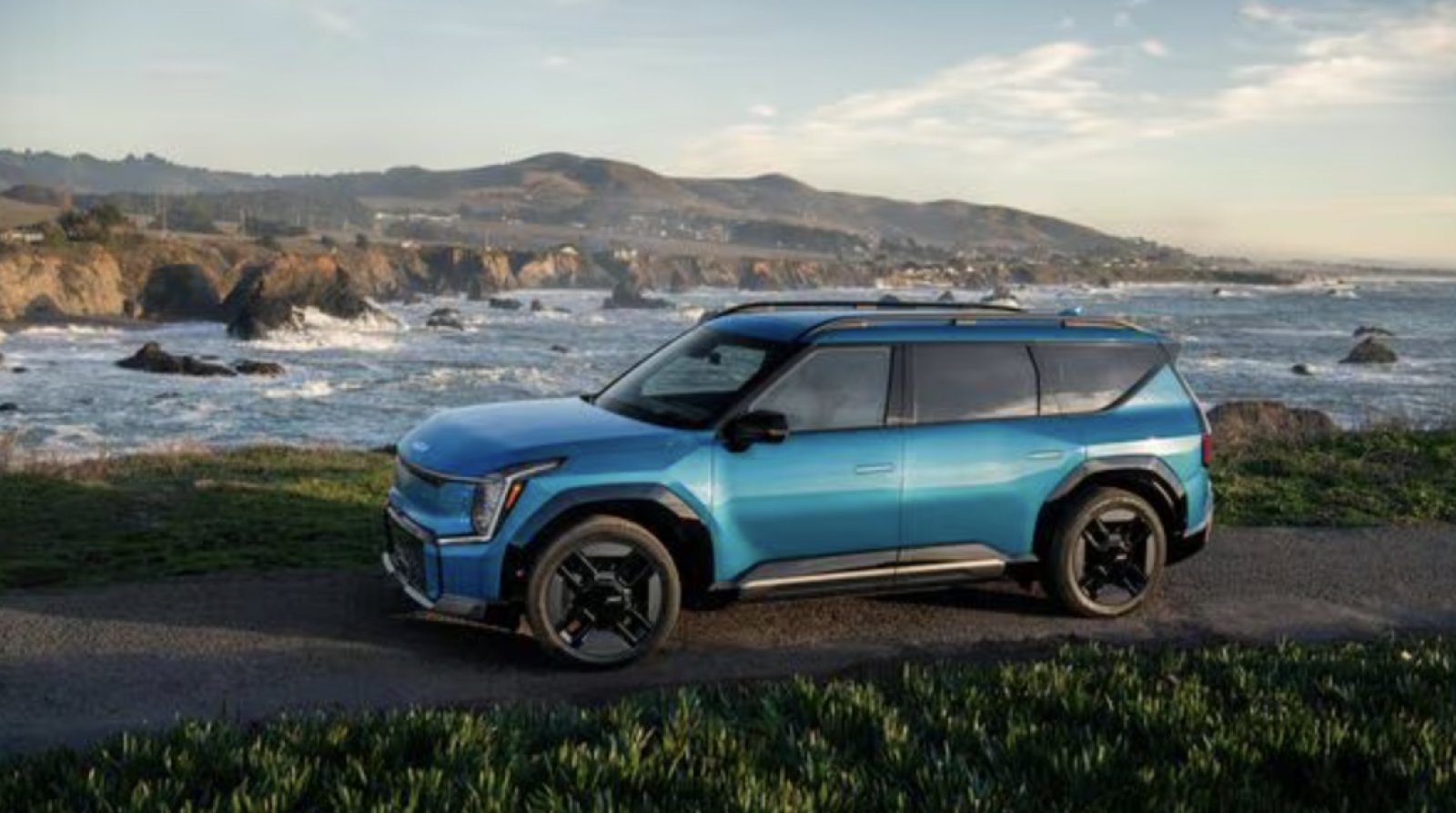Details of the electric car Kia EV9 revealed before its launch, will give a range of up to 500 km on a single charge