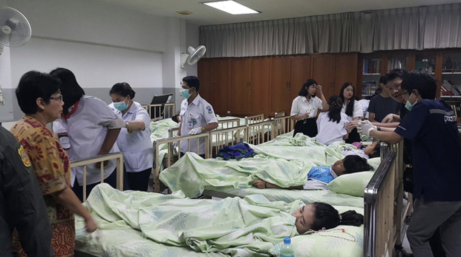 More than 100 people fell ill after eating poisonous food in Myanmar
