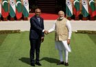 Maldives President Muizzu arrives in India, PM Modi and President Murmu welcome him