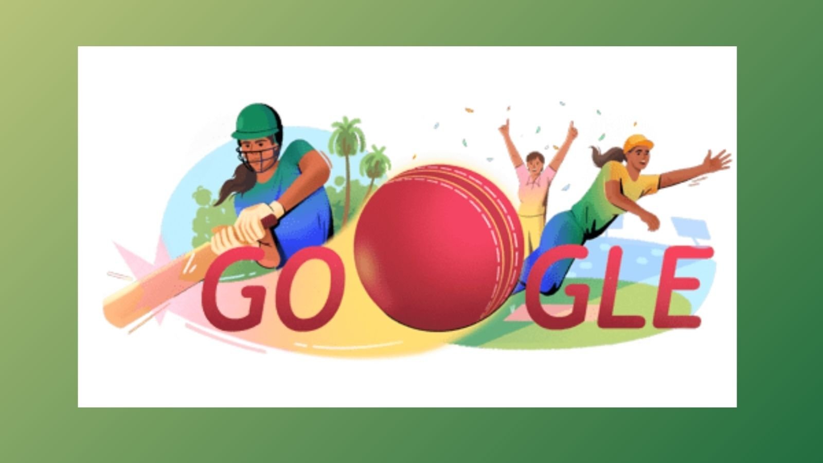 Women's Cricket World Cup starts today, Google created a great doodle